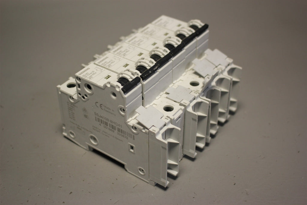 Lot of 6 Unused SIEMENS CIRCUIT BREAKER 5SJ4108-8HG41