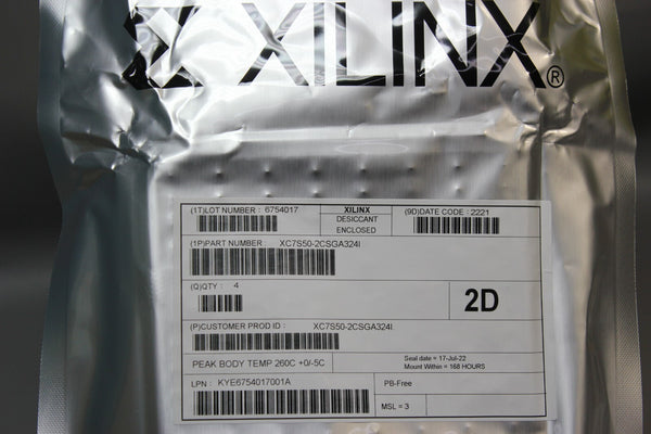 2 NEW XILINX SPARTAN 7 FPGA XC7S50-2CSGA324I