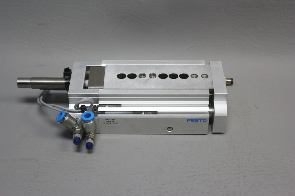 FESTO GUIDED CYLINDER PNEUMATIC MINI SLIDE DGSL-16-30-Y3A