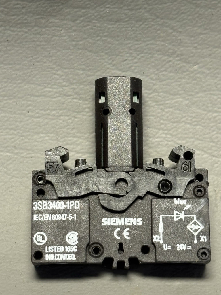 1- Siemens 3SB3400-1PD 24VDC Lamps Socket