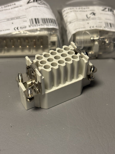 3 Pack ZIPport  ZP-MC10A-1-MC015 Male Insert Connector 15 Pole
