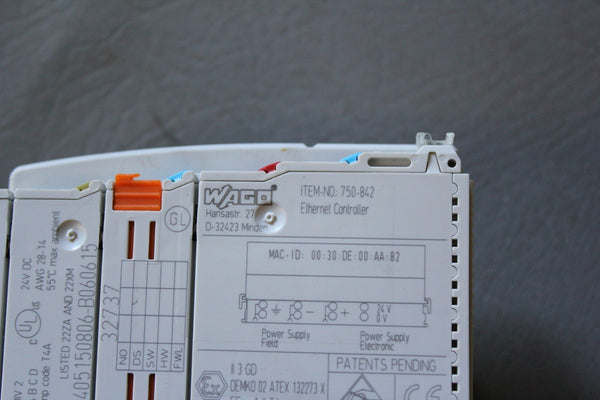 WAGO PROGRAMMABLE LOGIC CONTROLLER 750-842
