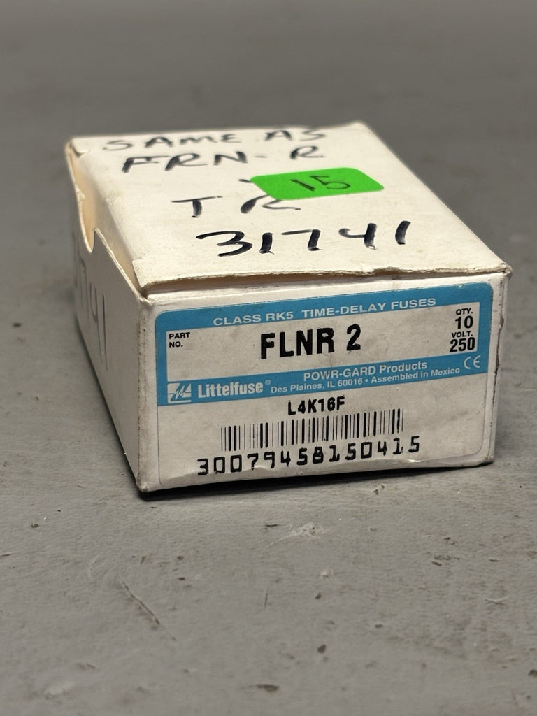 10- LITTLEFUSE     FLN-R 2        2 AMP FUSE Powr-Gard
