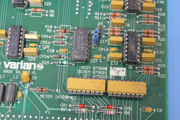 VARIAN Meter Interface PCB 879680