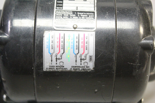 BODINE GEARMOTOR  P/N: NCI-34RH