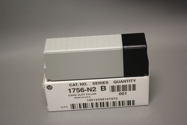NEW ALLEN BRADLEY CONTROLLOGIX PLC CARD SLOT FILLER 1756-N2 B