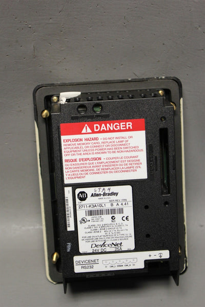 ALLEN BRADLEY PANELVIEW 300 HMI OPERATOR INTERFACE PANEL 2711-K3A10L1 B  #3