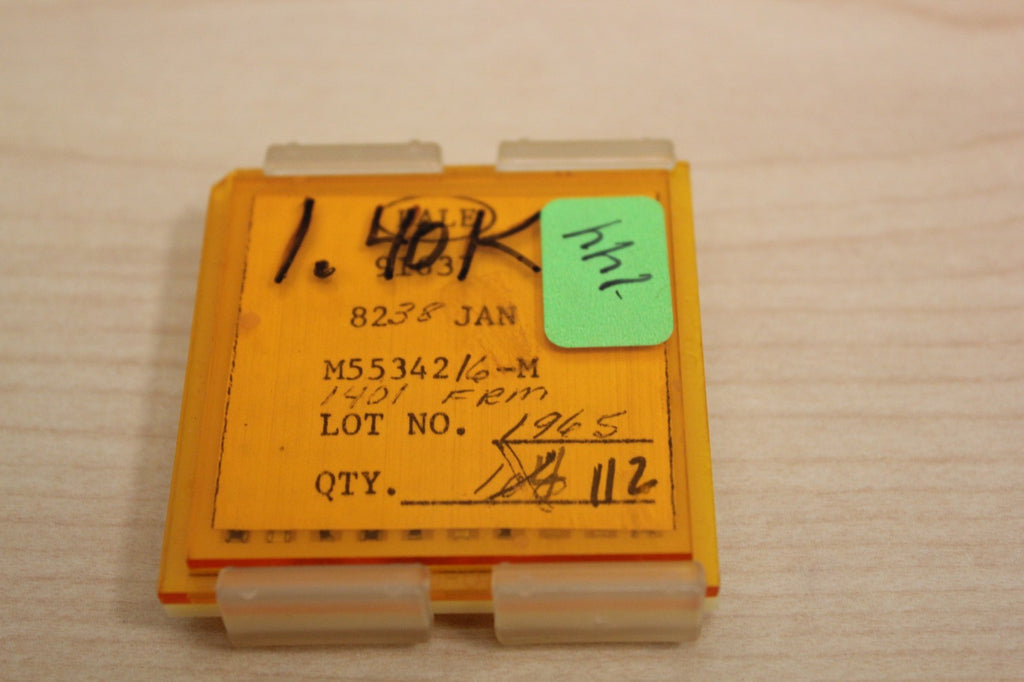 112 New Vishay/Dale Mil Spec Chip Resistors JAN M55342 1.40K