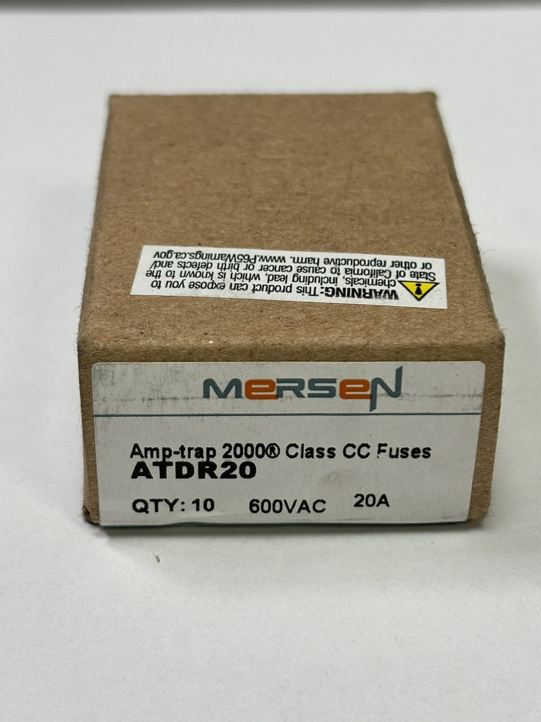 10- Ferraz ATDR20 Shawmut  ATDR-20 20A 600V TIME DELAY Fuse Class CC