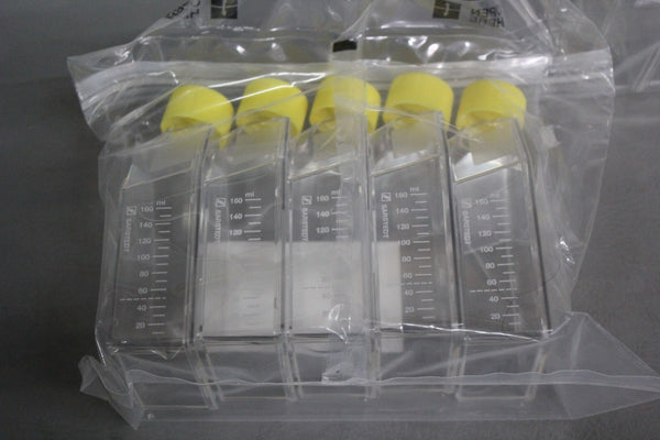2 NEW PACKS (5 EACH) SARSTEDT TC CELL CULTURE  FLASKS T75 VENTED CAP 83.3911.302