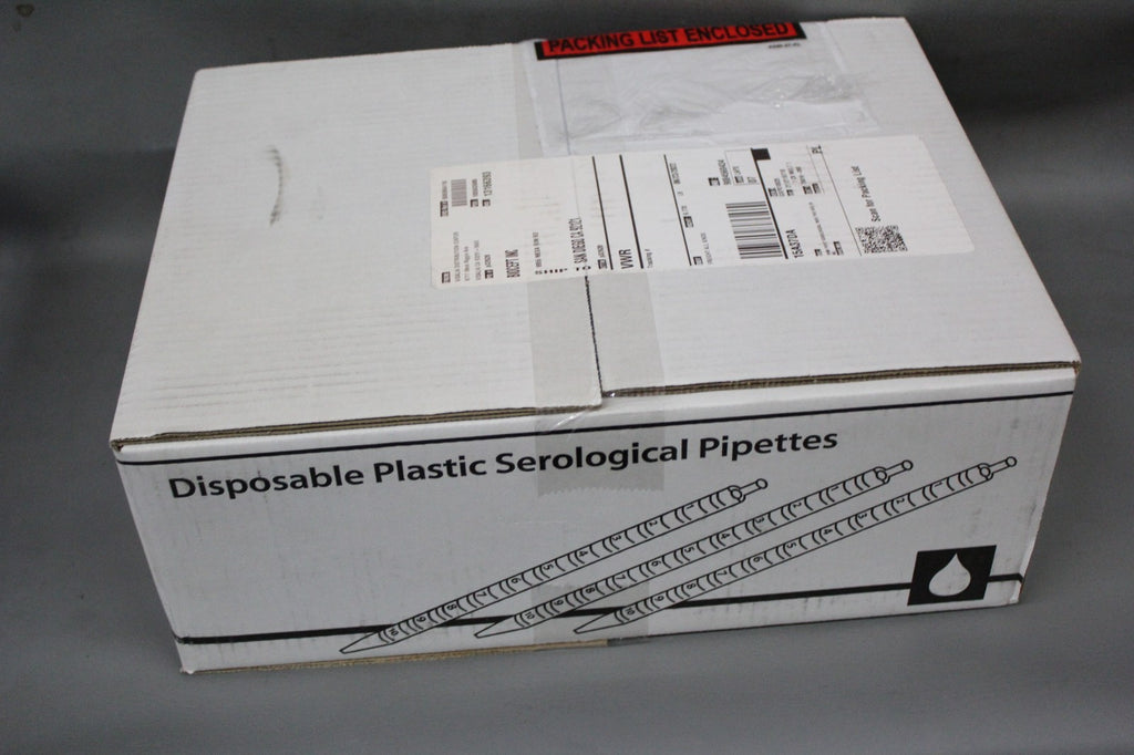 VWR CASE OF VWR SEROLOGICAL PIPETTES 75816-090 25ML EXP 20241211