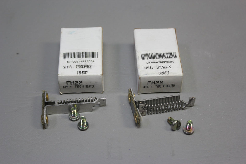 2 NEW CUTLER HAMMER THERMAL UNIT OVERLOAD HEATER HEAT COIL FH22