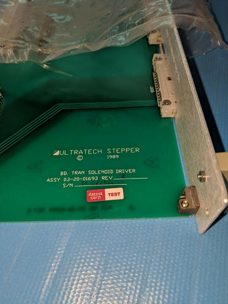 Ultratech Stepper BD Tran Solenoid Driver 03-20-01693 Rev B