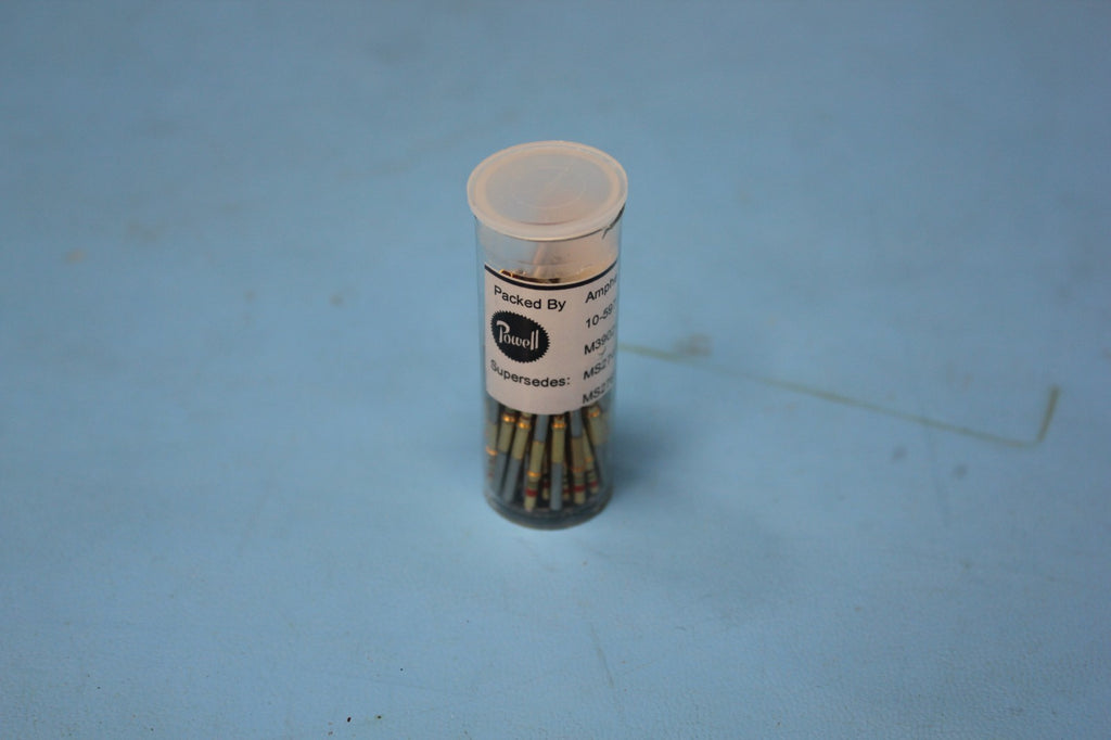 AMPHENOL Military Spec Gold Contact Connectors 10-597808-355 61 pcs