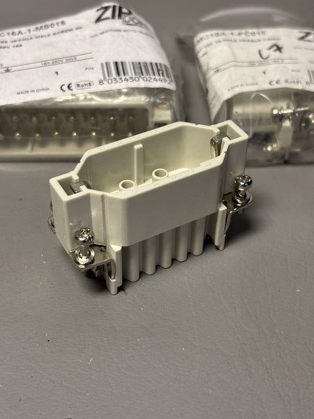3 Pack ZIPport  ZP-MC10A-1-MC015 Male Insert Connector 15 Pole
