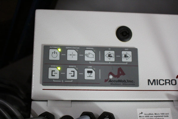 ACCUWEB MICRO 1000 WEB GUIDE SYSTEM W/CONTROLLER ACTUATOR AND SENSOR CTL 1000-02