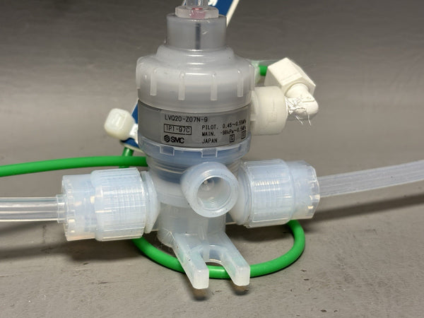 SMC LVQ20-Z07N-9 High Purity Pneumatic Diaphragm Valve 80PSI