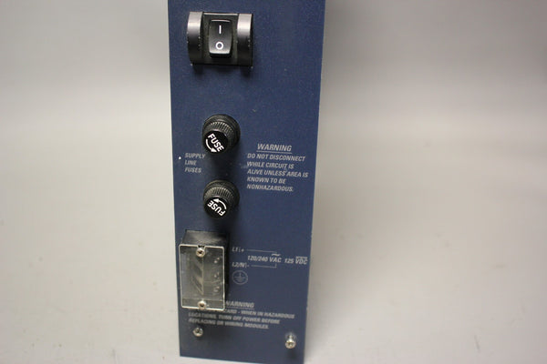 GE FANUC RX7i PLC RACK WITH POWER SUPPLY IC698PSA350C IC698CHS009A