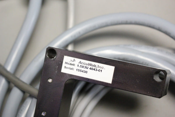 ACCUWEB MICRO 1000 WEB GUIDE SYSTEM W/CONTROLLER ACTUATOR AND SENSOR CTL 1000-02