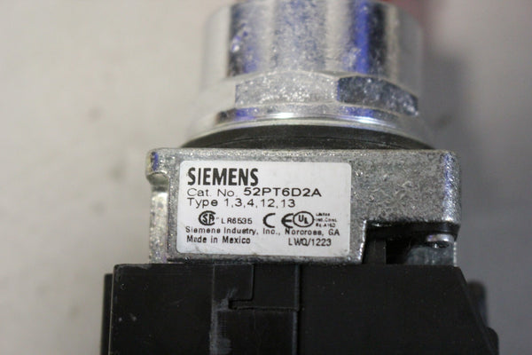 USED SIEMENS FULL VOLTAGE LIGHTING MODULE 52PT6D2A