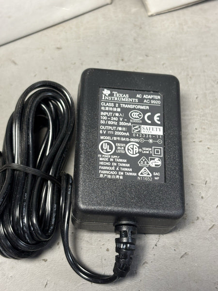 (2) Texas Instruments AC 9920 AC Adapter Power Supply