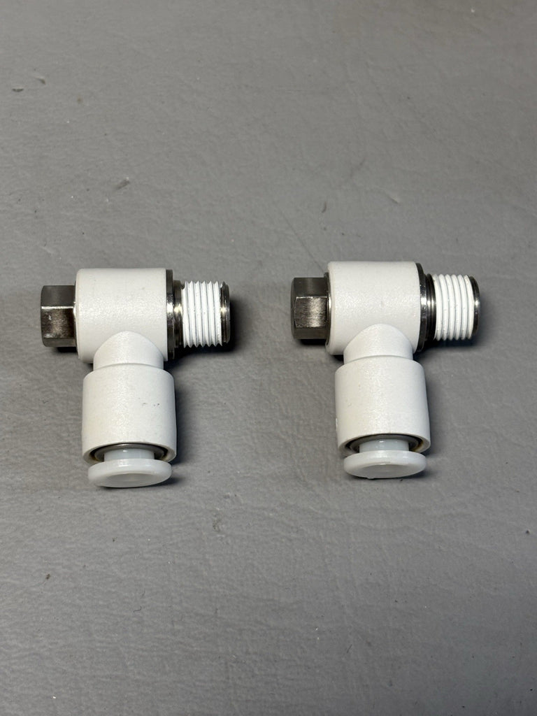 2- SMC KGV06-01S Uni Male Elbow Tube Fitting Connector