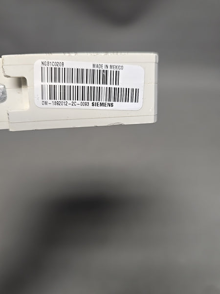 UNUSED SIEMENS 20A CIRCUIT BREAKER NGB1C020