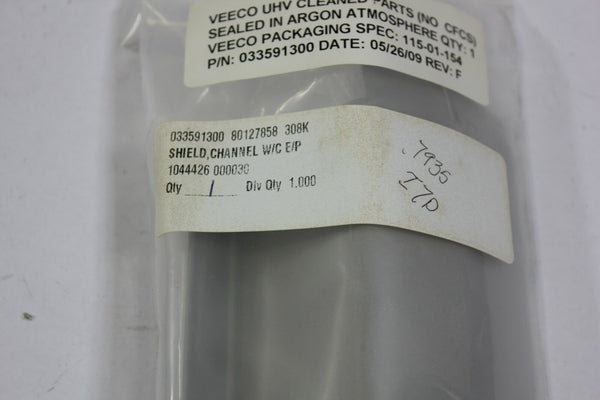 Veeco Shield Channel W/C 115-01-154 033591300 Rev F