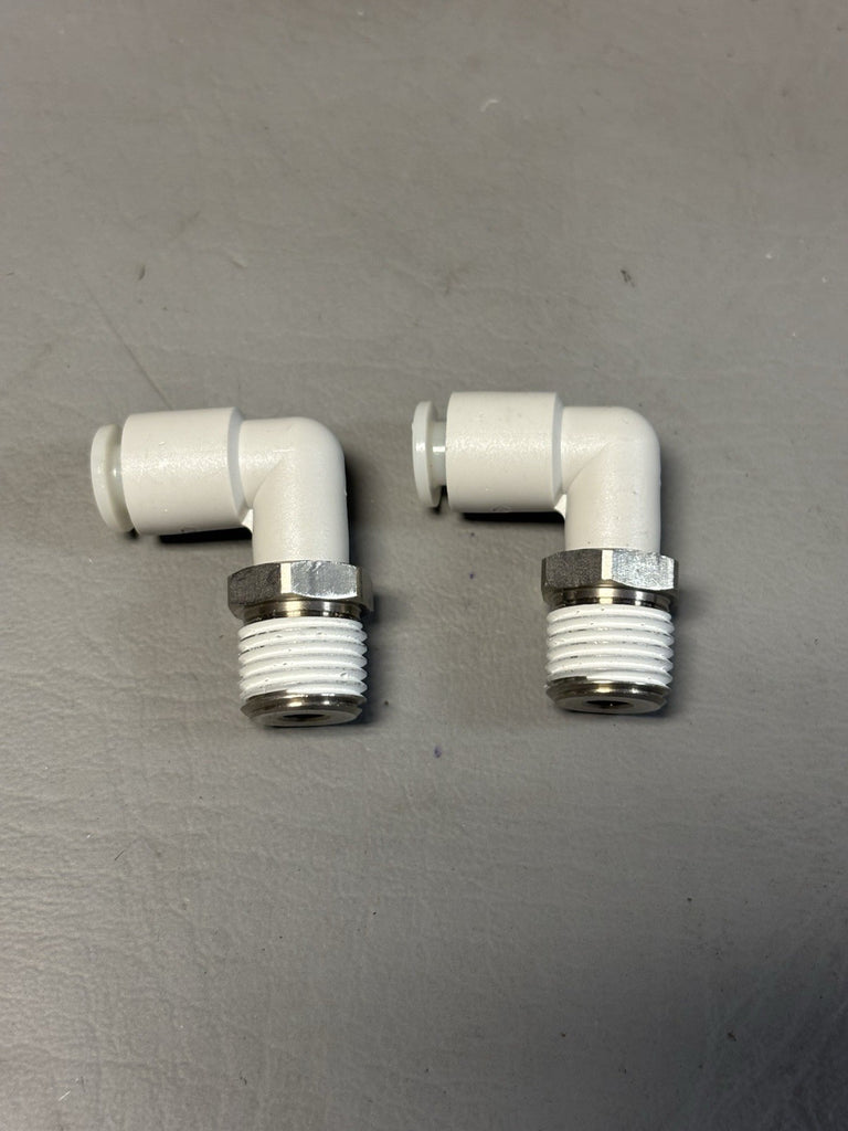 2- SMC KGL06-02S Male Elbow Tube Fitting Connector 1/4"