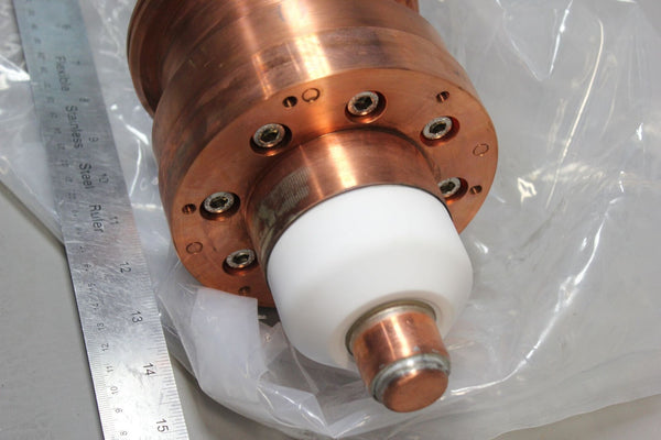 LARGE COPPER RF VACUUM HIGH VOLTAGE FEEDTHROUGH HV FEED THROUGH FEEDTHRU
