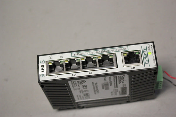 UNUSED STRIDE 5 PORT INDUSTRIAL ETHERNET SWITCH SE-5W5U
