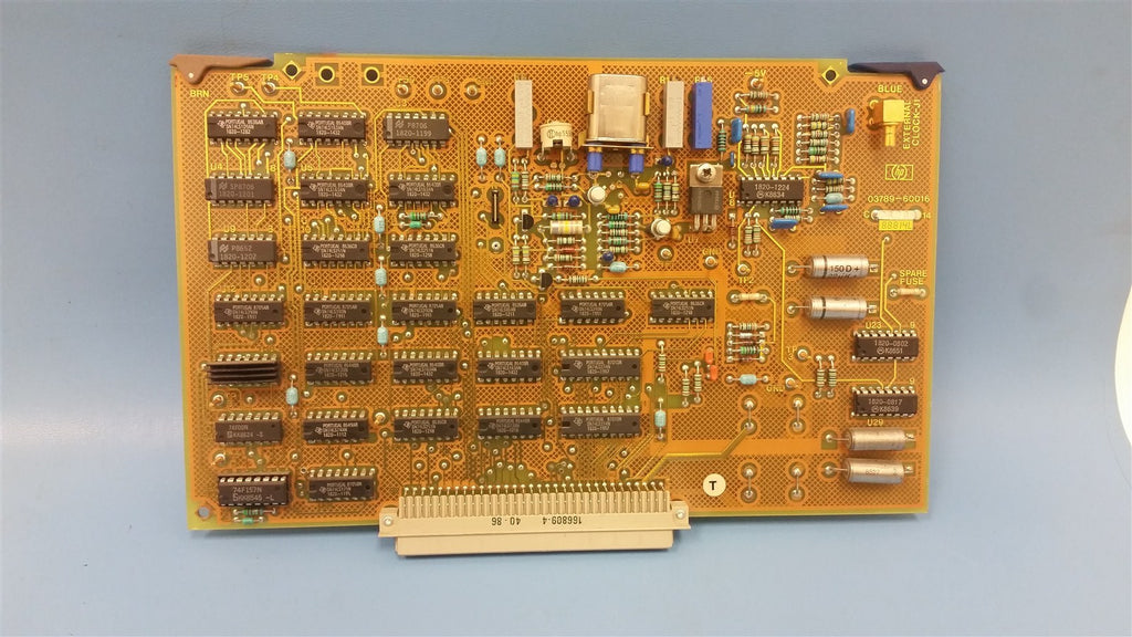 HP/AGILENT DS3 TRASNMISSION TEST SET CIRCUIT BOARD 03789-60016