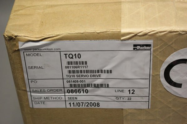 NEW PARKER SERVO DRIVE  TQ10