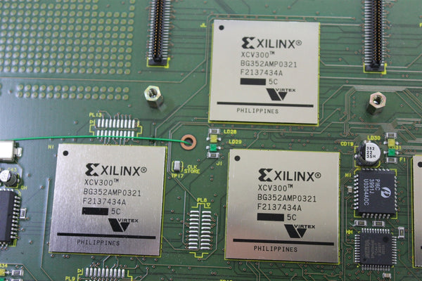 10 Xilinx Virtex Fpga Processors on a Board Xcv300-bg352