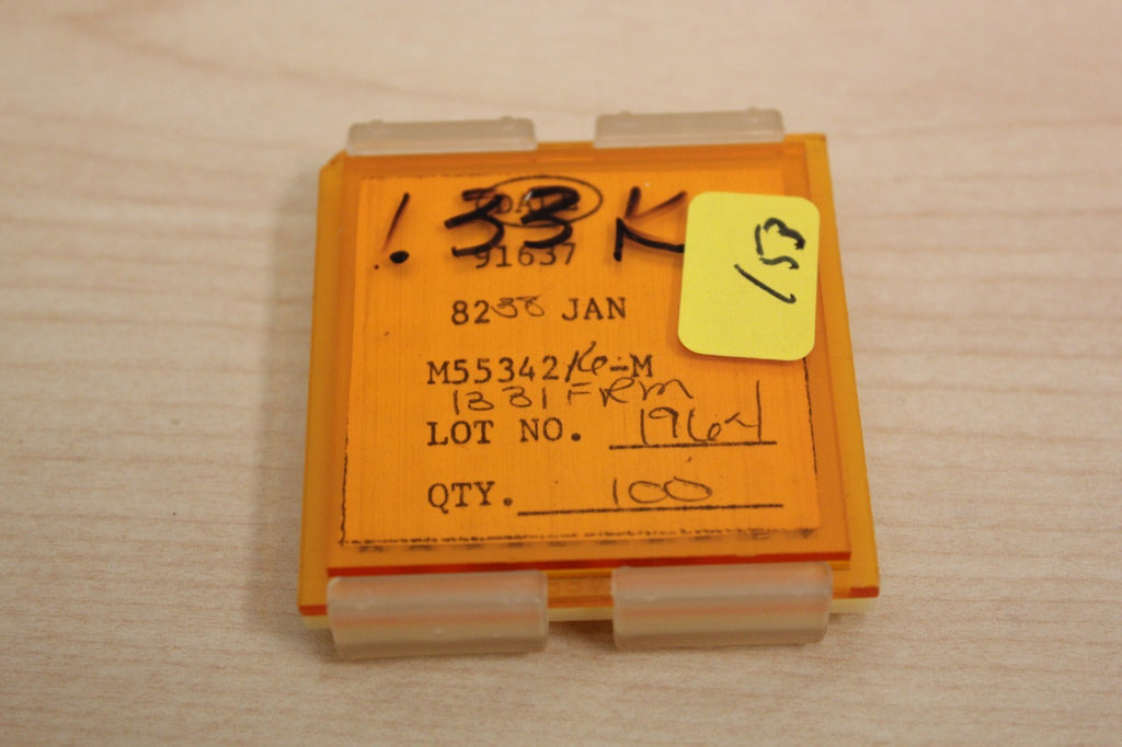 100 New Vishay/Dale Mil Spec Chip Resistors JANM55342 1.33K