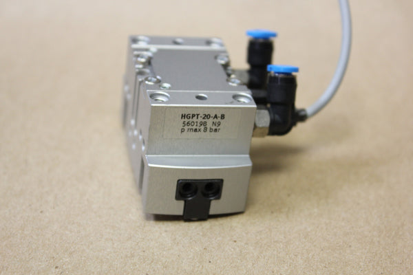 FESTO  PNEUMATIC GRIPPER CYLINDER  P/N: HGPT-20-A-B (19)