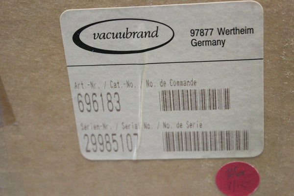 NEW VACUUBRAND ME 8 VACUUM DIAPHRAGM PUMP 696183