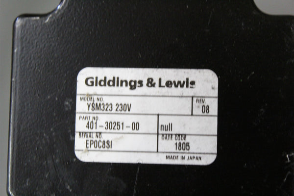 GIDDINGS & LEWIS SERVO MOTOR YSM323 230V 401-30251-00