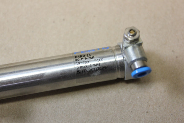 FESTO  PNEUMATIC CYLINDER  P/N: DSNU-16-40-P-A-MH