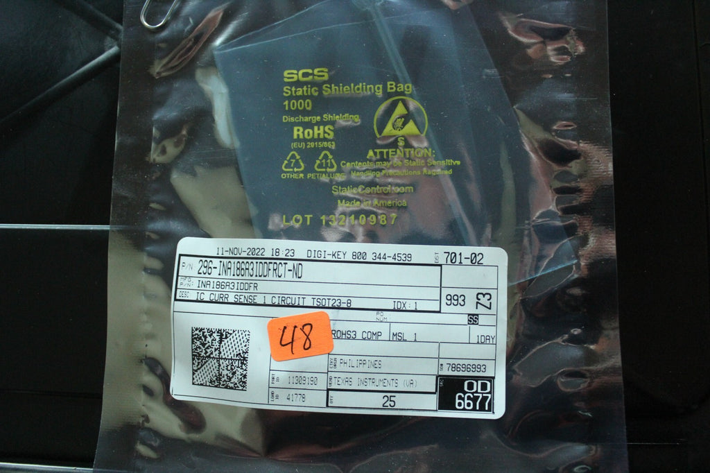 25 NEW IC CIRCUITS INA186A3IDDFR CURRENT SENSE AMPLIFIER TEXAS INSTRUMENTS