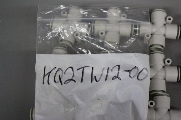 12 NEW SMC CROSS PNEUMATIC FITTINGS 12mm KQ2TW12-00
