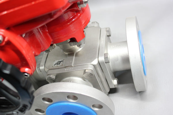 NEW TRIAC/AT CONTROLS 2" 3 WAY SS BALL VALVE WITH ACTUATOR ACTUATOR WE-1700
