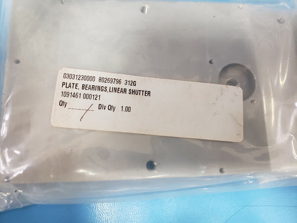 Veeco 03031230000 Rev D Linear Shutter Plate Bearing 80269796 312G