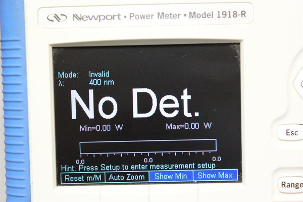 NEWPORT OPTICAL POWER METER 1918-R #1