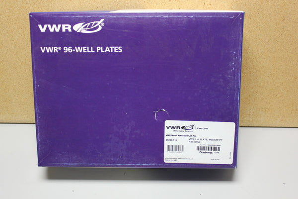 VWR 96-Well Plates uLPlate Medium PP R/R 500uL NEW