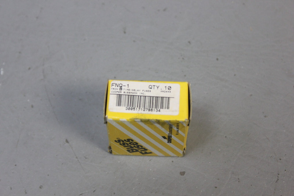 1 BOX OF 10 NEW BUSSMANN BUSS FNQ-1 FUSES
