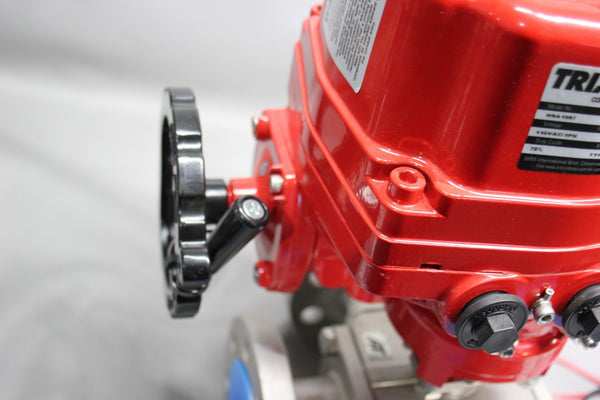 NEW TRIAC/AT CONTROLS 2" 3 WAY SS BALL VALVE WITH ACTUATOR ACTUATOR WE-1700