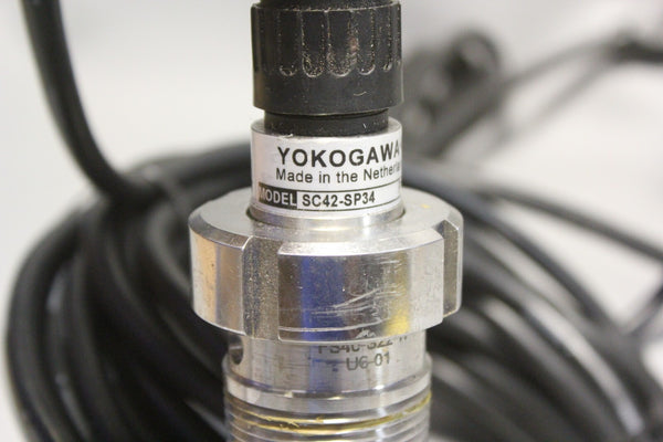 YAKOGAWA CONDUCTIVITY & RESISTIVITY CONVERTER WITH CELL SC402G-E-1-E SC42-SP34