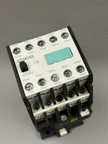 Siemens Motor Contactor w/ 24VDC Coil 7NO/3NC 3TH4373-0B
