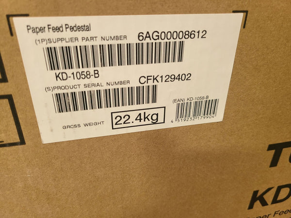 1 NEW TOSHIBA KD-1058-B PAPER FEED PEDESTAL